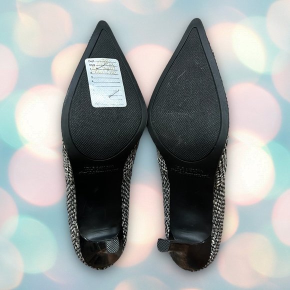 Rampage Women’s Gray Tweed Pointed Toe Heels Pumps Size 6 - Picture 6 of 8